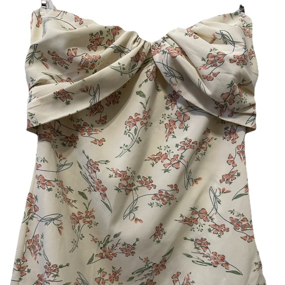 Princess Polly Irena Strapless Mini Dress Floral US Sz 2 Cottagecore fairycore - Picture 6 of 12